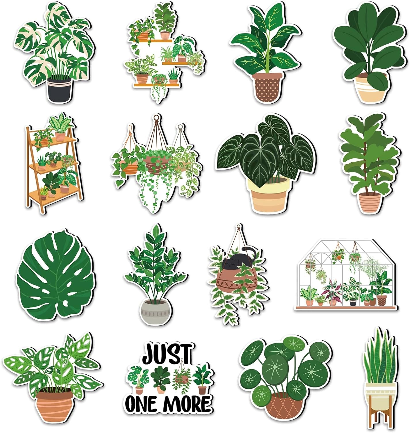 Botanical Bliss:  Playful Plant Magnets